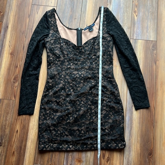 French Connection Thora Lula Long Sleeve Lace Dress Size: M - Picture 6 of 9